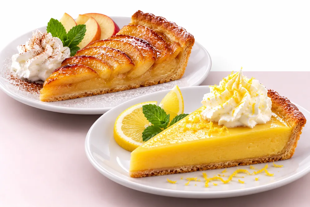 Tarte aux pommes ou citron